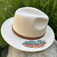 Load image into Gallery viewer, Classic Feather - Hand Painted Hat