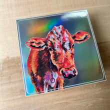 Load image into Gallery viewer, Hello Cow Sticker