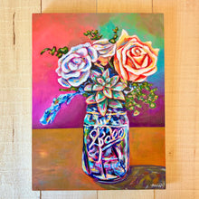 Load image into Gallery viewer, Succulent and Roses