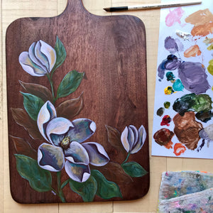 Autumn Magnolia - Cutting Board