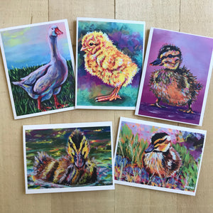 Farm Bird Art Card Pack