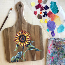 Load image into Gallery viewer, Sunflower Stem - Cutting Board
