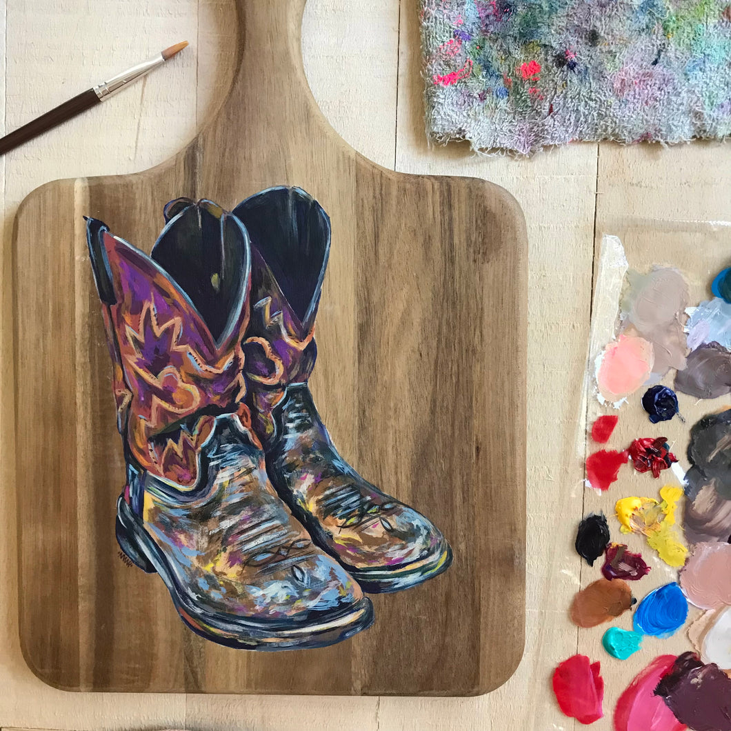Dusty Boots - Cutting Board