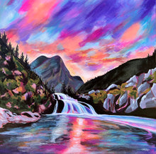 Load image into Gallery viewer, Waterfall At Sunset
