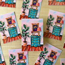 Load image into Gallery viewer, Teal Dresser Sticker
