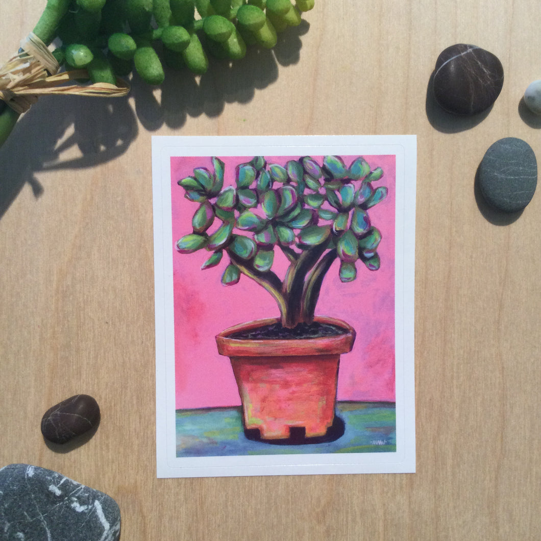 Succulent Tree - Original Art Sticker
