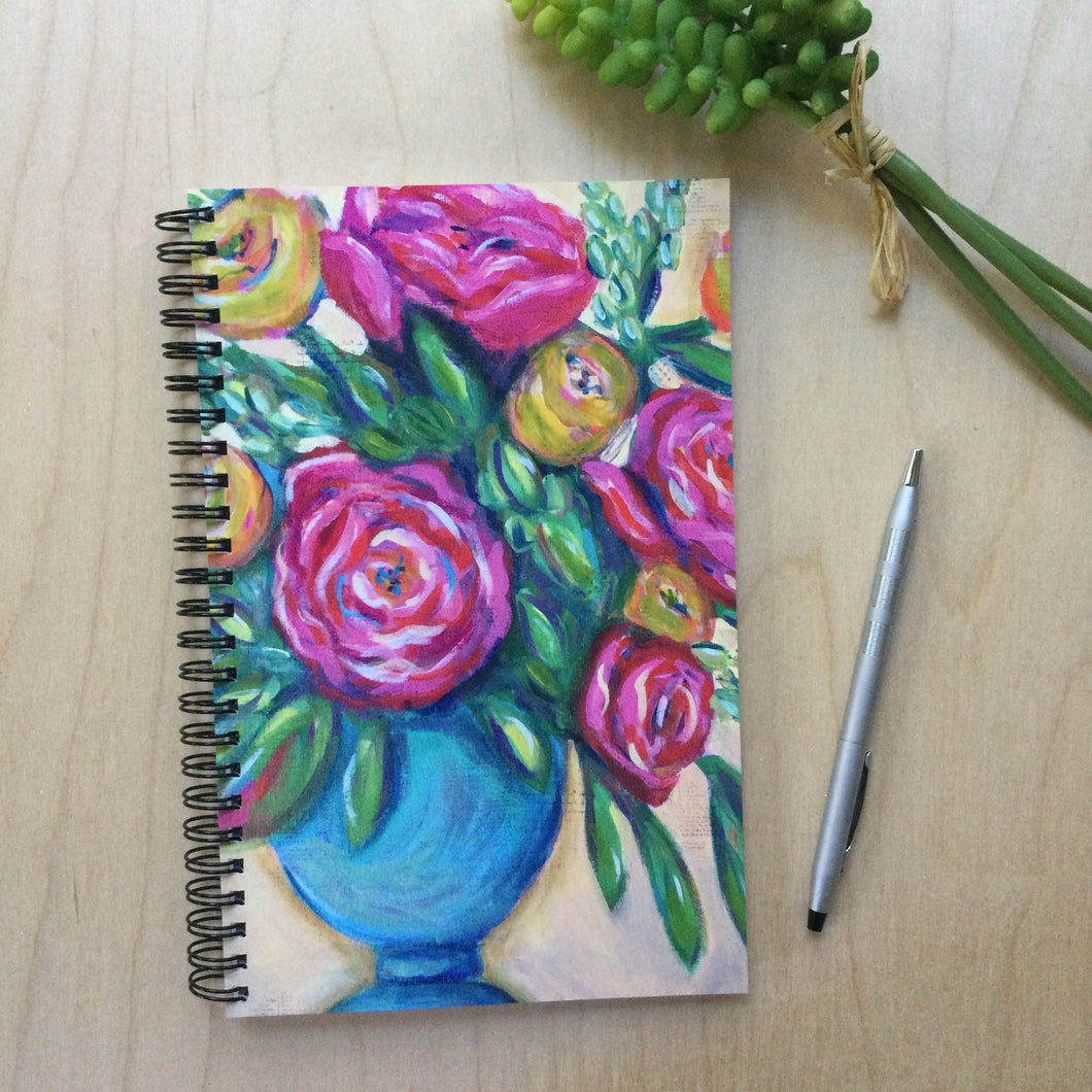 Formal Flowers Notebook