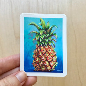Sweet Pineapple-Original Art Sticker