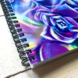Purple Prisms Notebook- Lined