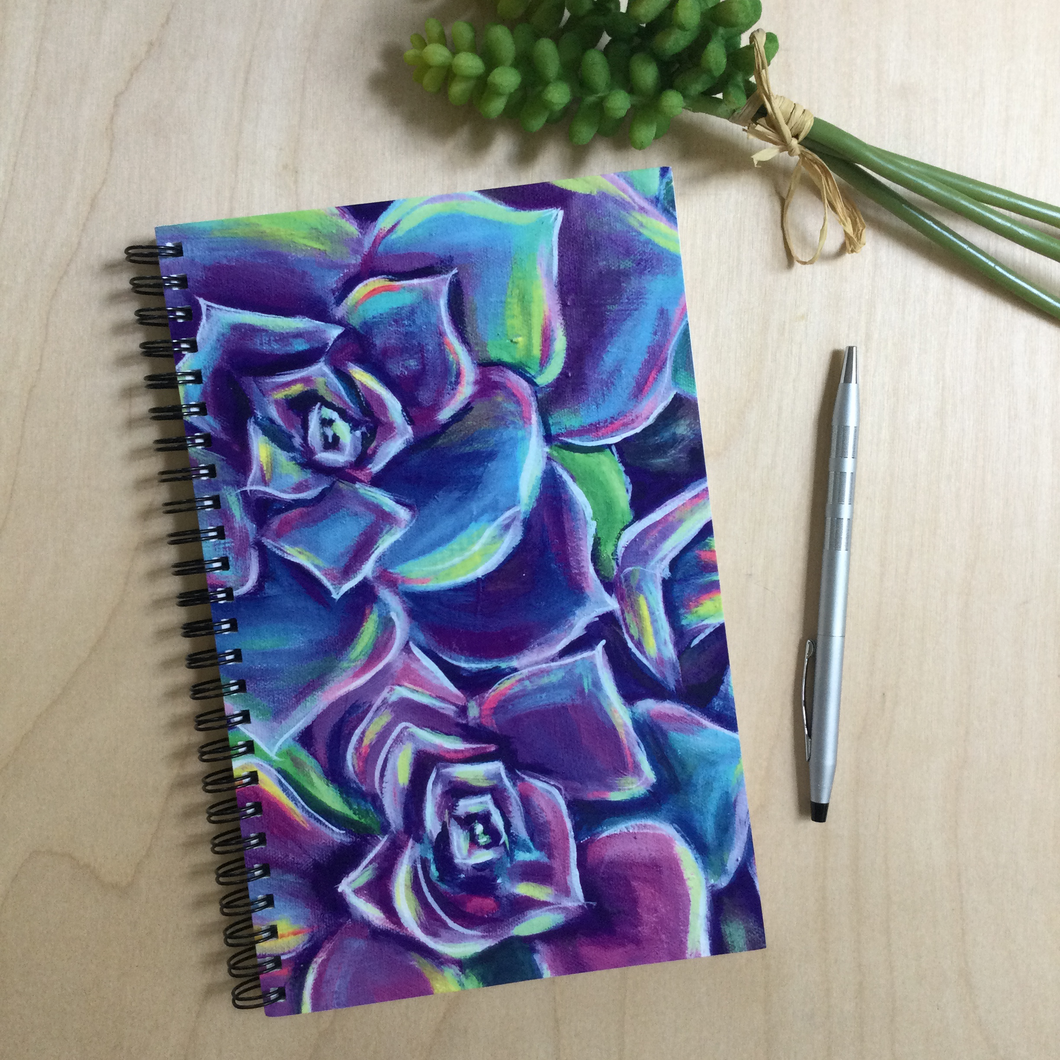 Purple Prisms Notebook