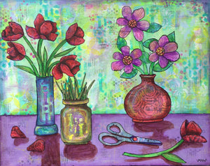 Arranging the Tulips