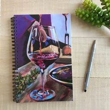 Load image into Gallery viewer, Glass Of Red Notebook
