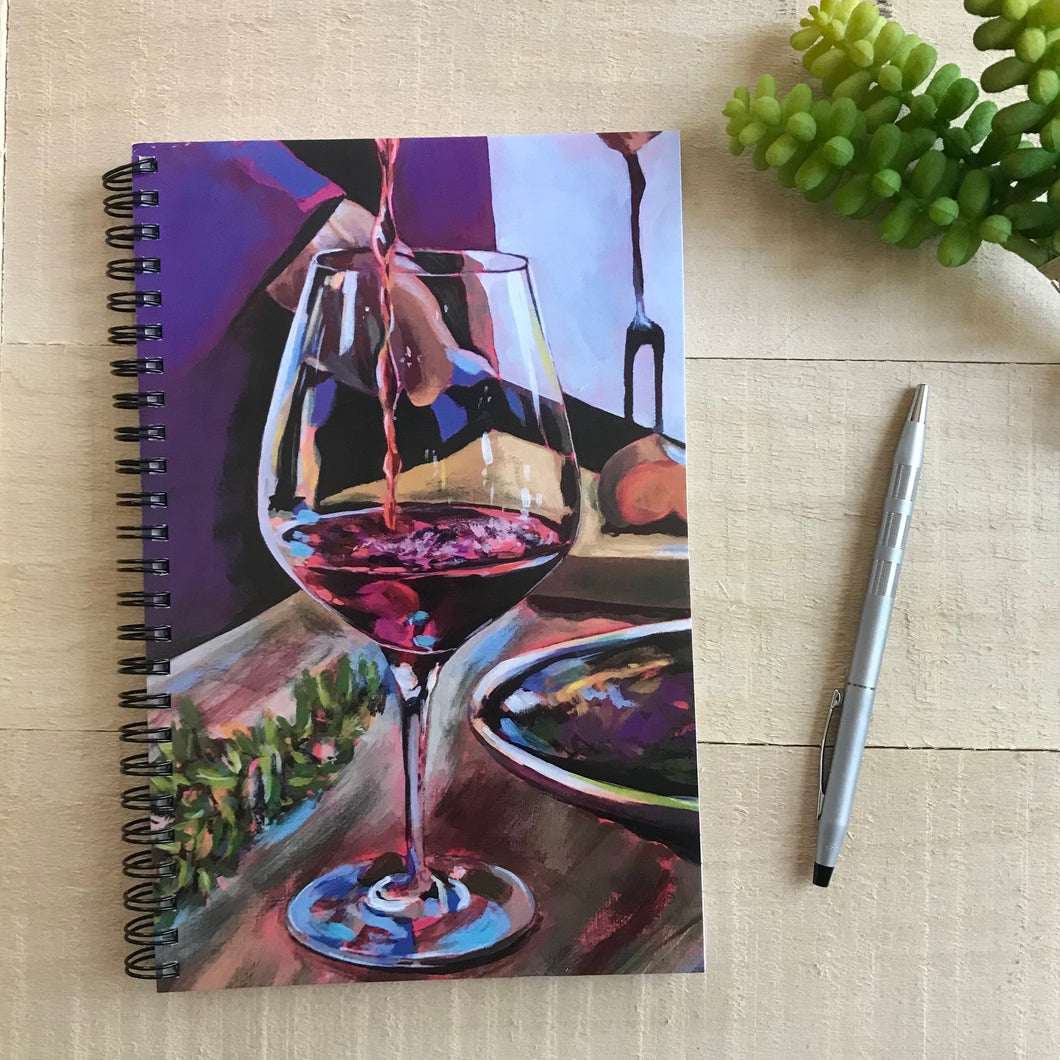 Glass Of Red Notebook