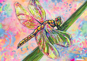 Neon Dragonfly