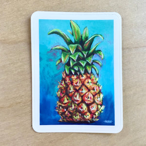 Sweet Pineapple-Original Art Sticker