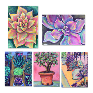 Succulent Collection Art Card Pack